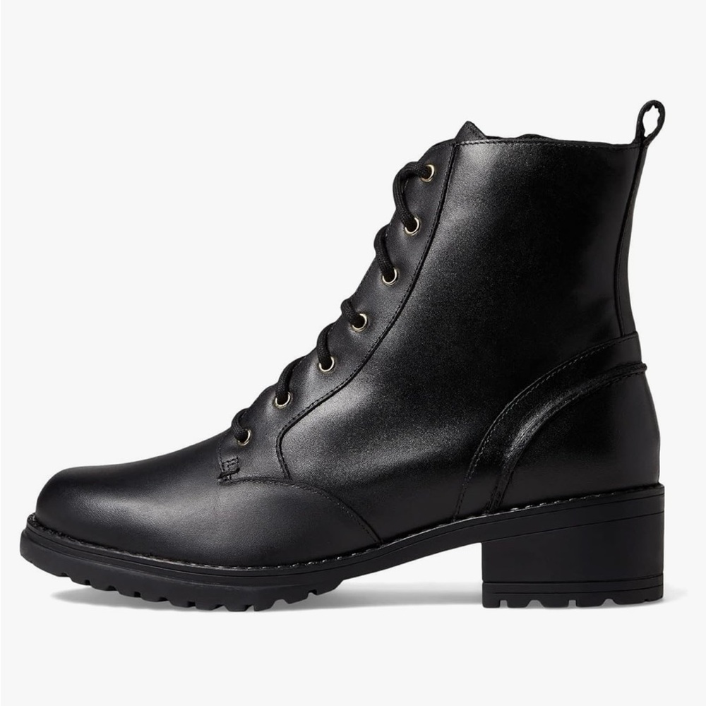 Cole Haan Lanea Women's Black Lace-Up Combat Sz 8